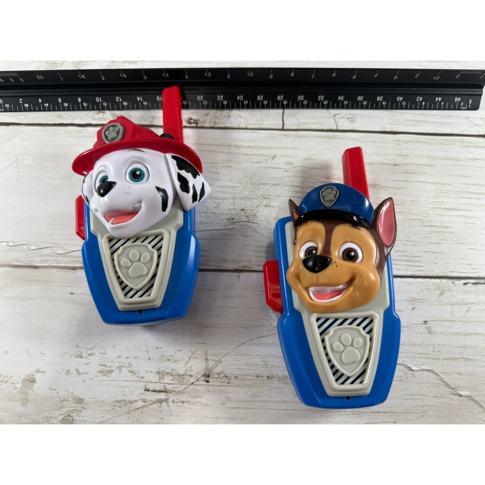 Paw Patrol Marshall Chase Walkie Talkies Blue Red PW-207‎ Kids Toy Radios
